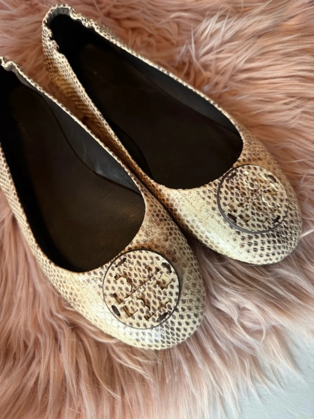 Tory Burch Minnie Travel Ballet Flats Size 9,5